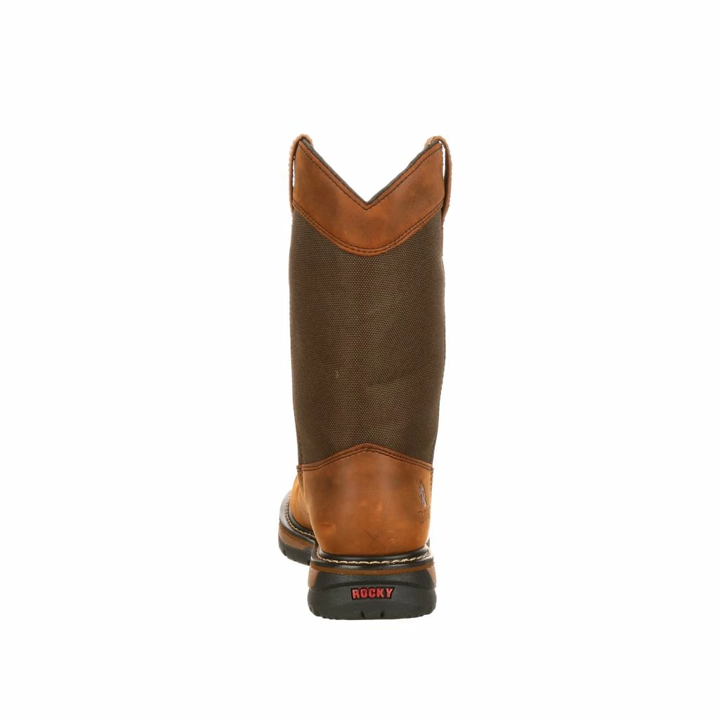 Rocky Men's 10 in. Original Ride Pull-On Western Boots, 2867 4 Rocky Men's 10 in. Original Ride Pull-On Western Boots, 2867 - Image 2