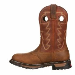 Rocky Men's 11 in. Original Ride Round Toe Western Boots -Rocky Sales Store 1075680 A4