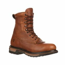 Rocky Men's 8 in. Original Ride Round Toe Waterproof Western Boots, FQ0002723