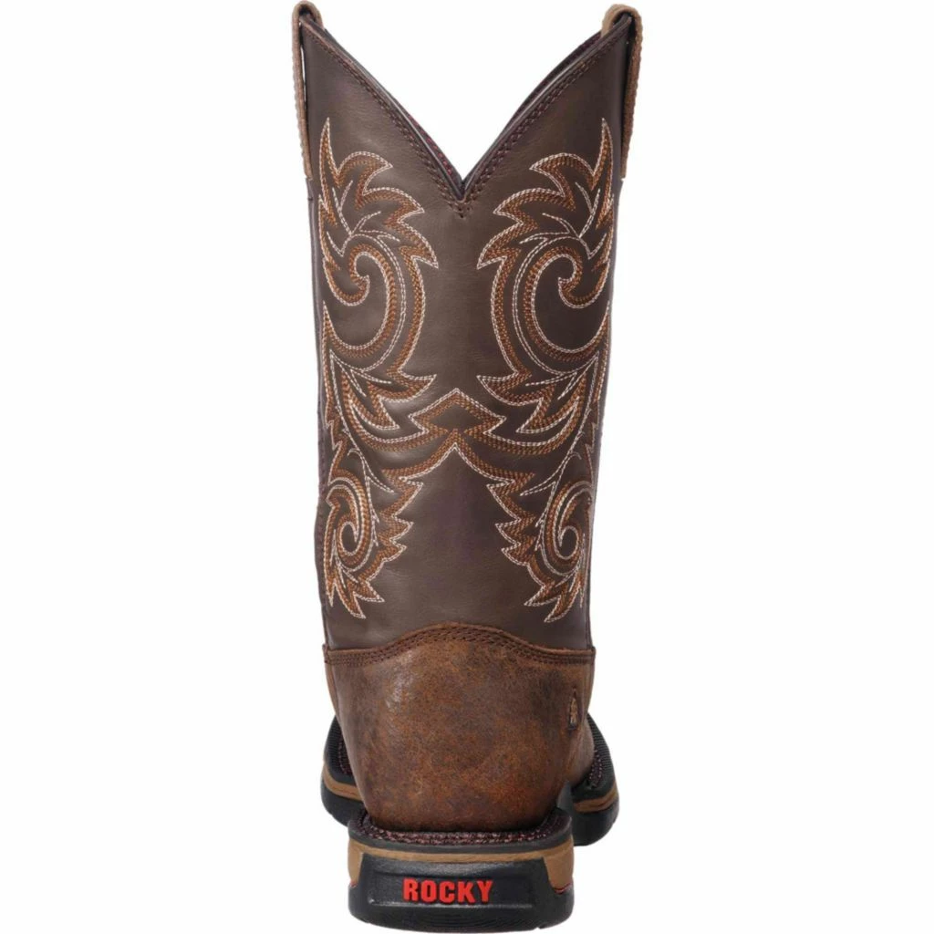Rocky Men's Long Range Steel Toe Waterproof Pull-On Western Boots, FQ0006654 9 Rocky Men's Long Range Steel Toe Waterproof Pull-On Western Boots, FQ0006654 - Image 7