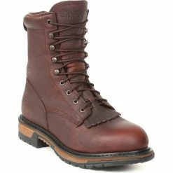 Rocky Men's 8 in. Original Ride Round Steel Toe Western Boots, FQ0006717
