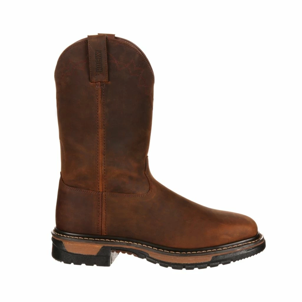 Rocky Men's Original-Ride Steel-Toe Western Boots, Mid-Calf 9 Rocky Men's Original-Ride Steel-Toe Western Boots, Mid-Calf - Image 7