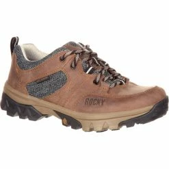 Rocky Women's 3 in. Brown Endeavor Point Waterproof Oxford