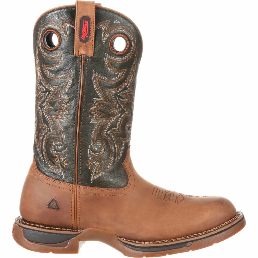 Rocky Men's 12 in. Brown and Dark Brown Long Range Waterproof Western Boot 4 Rocky Men's 12 in. Brown and Dark Brown Long Range Waterproof Western Boot - Image 2