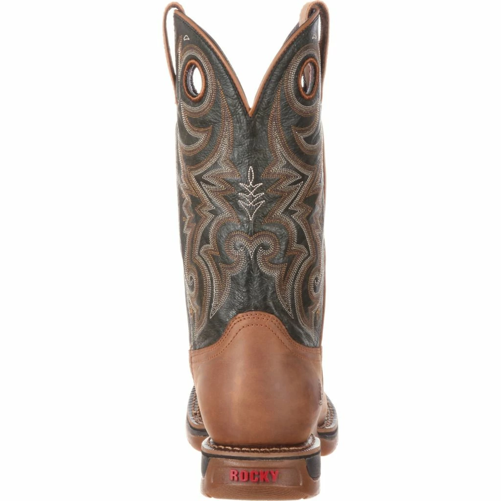 Rocky Men's 12 in. Brown and Dark Brown Long Range Waterproof Western Boot 7 Rocky Men's 12 in. Brown and Dark Brown Long Range Waterproof Western Boot - Image 5