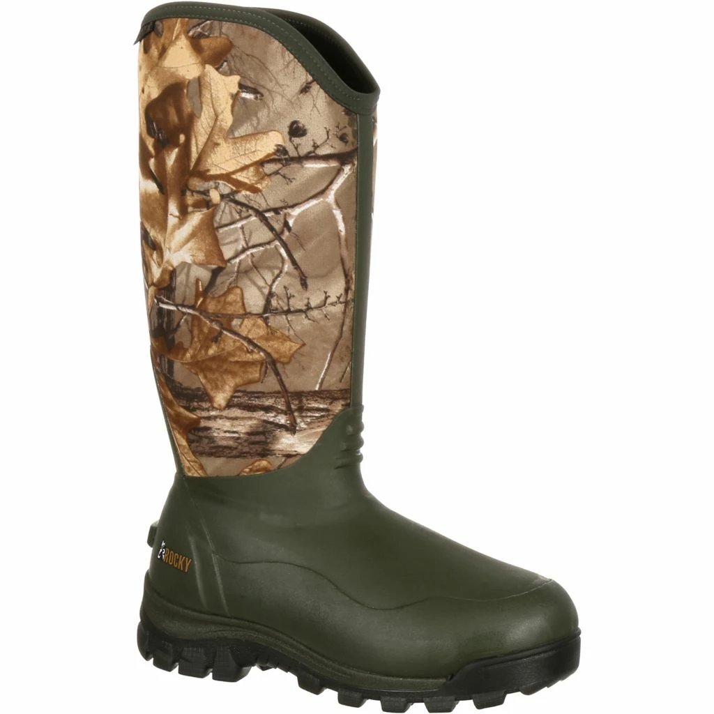 Rocky Men's 16 in. Realtree Xtra Core Neoprene Insulated Rubber Boots 3 Rocky Men's 16 in. Realtree Xtra Core Neoprene Insulated Rubber Boots