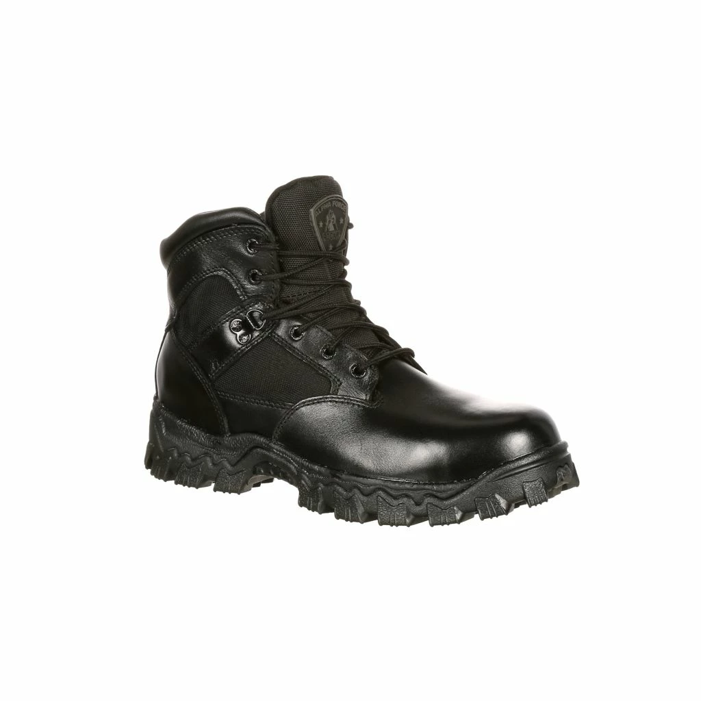 Rocky Unisex 6 in. Alpha Force Waterproof Lace-Up Outdoor Boots 3 Rocky Unisex 6 in. Alpha Force Waterproof Lace-Up Outdoor Boots