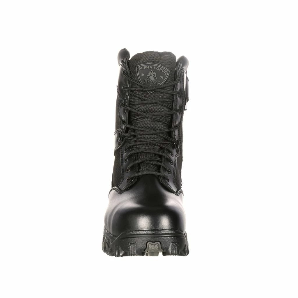 Rocky Men's 8 in. Black Alpha Force Waterproof Lace-Up Boot 6 Rocky Men's 8 in. Black Alpha Force Waterproof Lace-Up Boot - Image 4