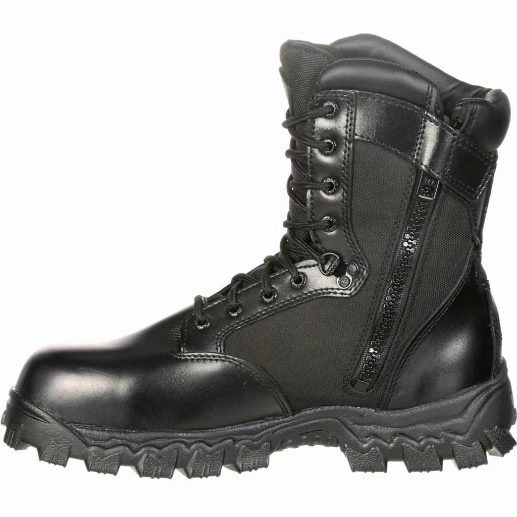 Rocky Men's 8 in. Black Alpha Force Waterproof Lace-Up Boot 8 Rocky Men's 8 in. Black Alpha Force Waterproof Lace-Up Boot - Image 6