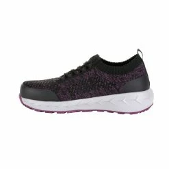 Rocky Women's Work-Knit LX Athletic Work Shoes, Alloy-Toe, Black and Purple, RKK0273 -Rocky Sales Store 1448761 A6