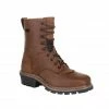 Rocky Men's Square-Toe Logger Work Boots, Waterproof, RKK0276