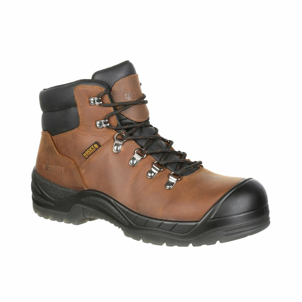 Rocky Men's Work-Smart Waterproof Work Boots, Black and Brown, RKK0278 3 Rocky Men's Work-Smart Waterproof Work Boots, Black and Brown, RKK0278