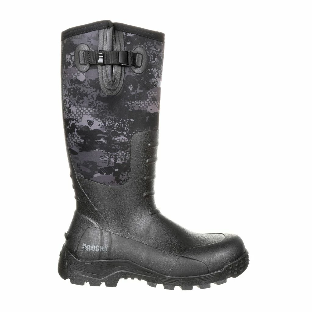 Rocky Men's Sport Pro Rubber Outdoor Hunting Boots, Waterproof, Black Camo, RKS0345 7 Rocky Men's Sport Pro Rubber Outdoor Hunting Boots, Waterproof, Black Camo, RKS0345 - Image 5