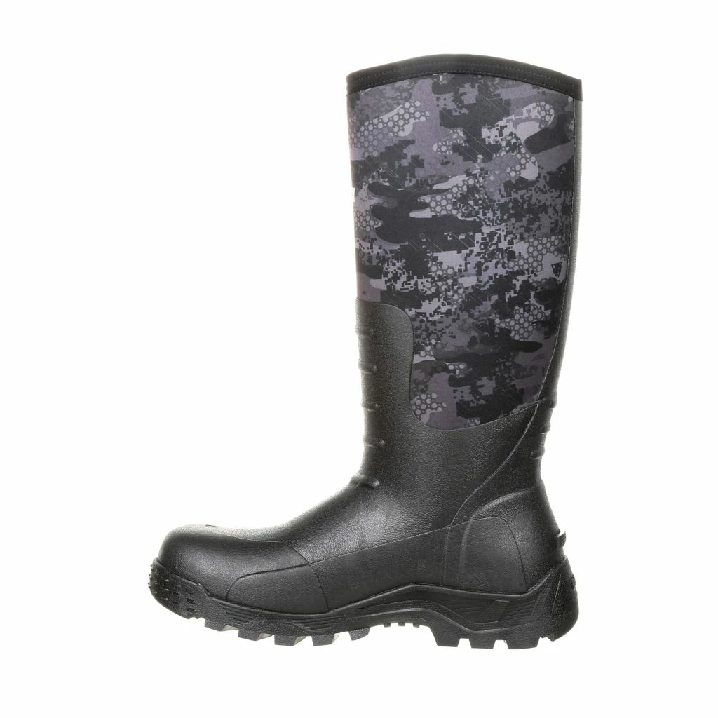 Rocky Men's Sport Pro Rubber Outdoor Hunting Boots, Waterproof, Black Camo, RKS0345 9 Rocky Men's Sport Pro Rubber Outdoor Hunting Boots, Waterproof, Black Camo, RKS0345 - Image 7