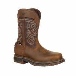 Rocky Men's Iron Skull Composite Toe Waterproof Western Boots, RKW0249