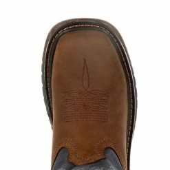 Rocky Unisex Kids' FLX Ride Western Boots, Denim Brown, RKW0255C -Rocky Sales Store 1449454 A2