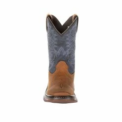Rocky Unisex Kids' FLX Ride Western Boots, Denim Brown, RKW0255C -Rocky Sales Store 1449454 A3