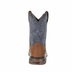 Rocky Unisex Kids' FLX Ride Western Boots, Denim Brown, RKW0255C -Rocky Sales Store 1449454 A5
