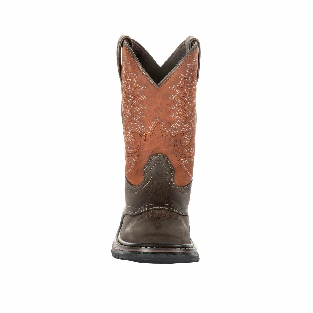 Rocky Unisex Kids' FLX Ride Western Boots, Dark Chocolate and Burnt Orange, RKW0257C 6 Rocky Unisex Kids' FLX Ride Western Boots, Dark Chocolate and Burnt Orange, RKW0257C - Image 4