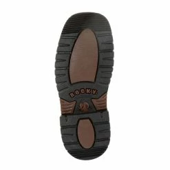 Rocky Boys' Kids' FLX Ride Western Boots, Dark Chocolate and Burnt Orange -Rocky Sales Store 1449510 A5