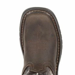 Rocky Boys' Kids' FLX Ride Waterproof Western Boots, Brown Realtree Camo -Rocky Sales Store 1449534 A2