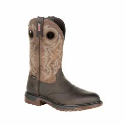Rocky Men's Original Ride FLX Waterproof Western Work Boots